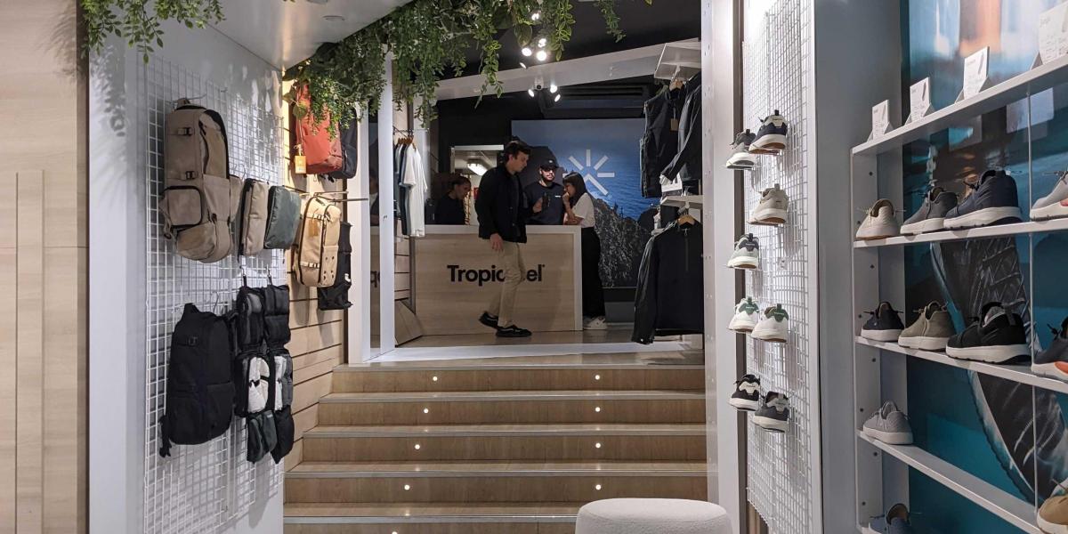 Así es la primera tienda física de Tropicfeel en Barcelona