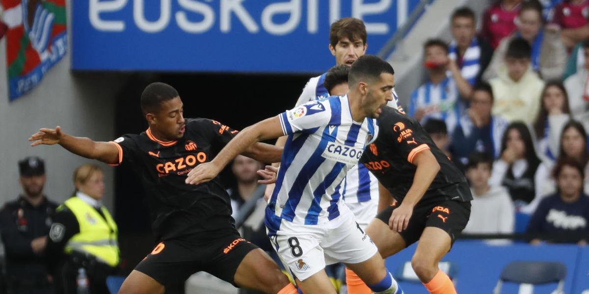 Así ha sido el Real Sociedad 1 - 1 Valencia: resumen, resultado y goles | LaLiga Santander