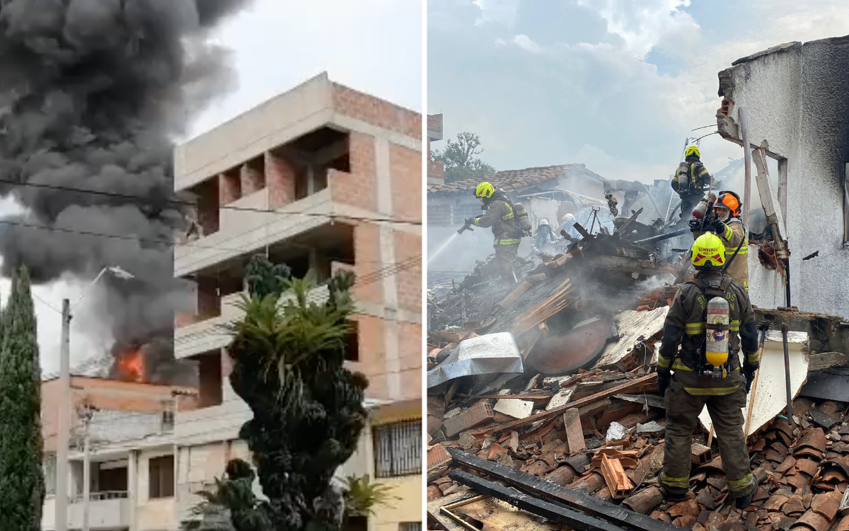 Avioneta se estrella contra edificio residencial en Medellín; deja 8 muertos | Videos