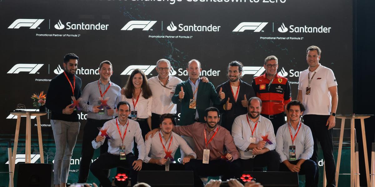 Banco Santander premia a estas seis empresas que quieren transformar la F1