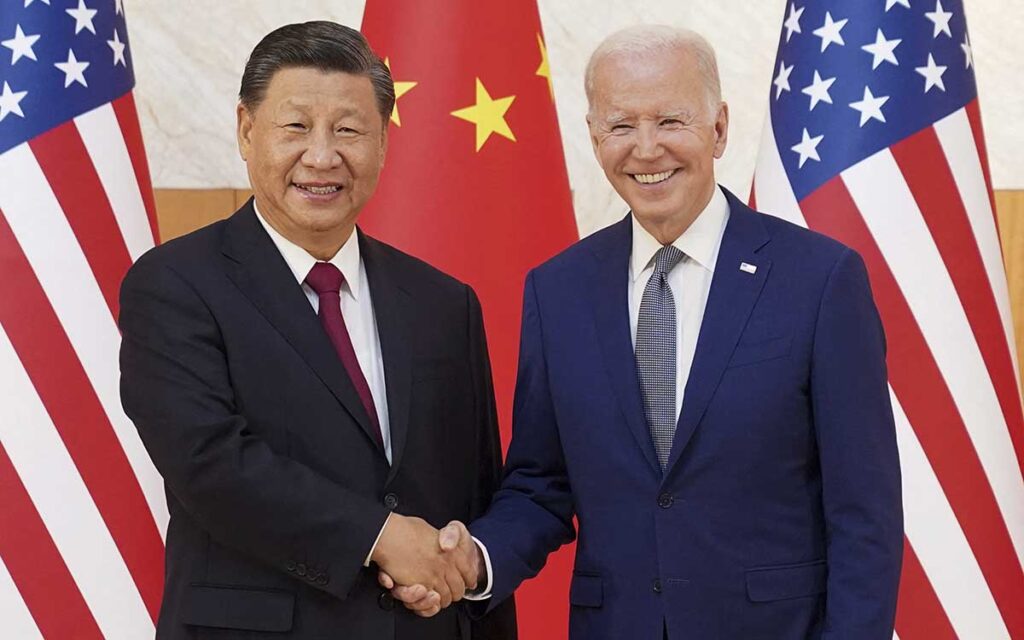 Biden y Xi se estrechan la mano por primera vez como presidentes de cara a su encuentro en Bali