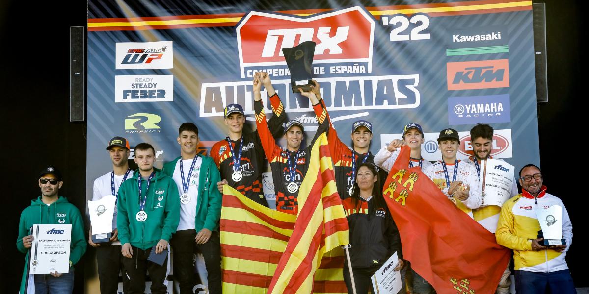 Catalunya, campeona del Motocross de las Autonomías 2022