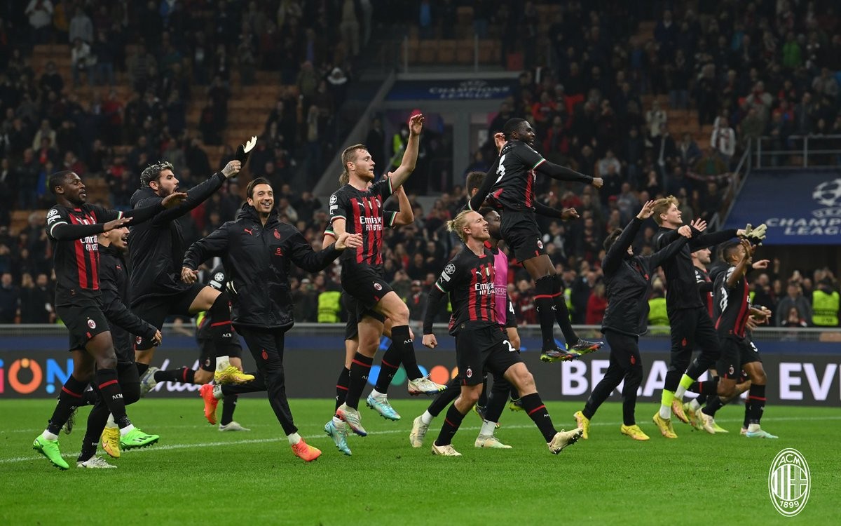 Champions League: AC Milan completa la ronda de Octavos de Final | Tuit
