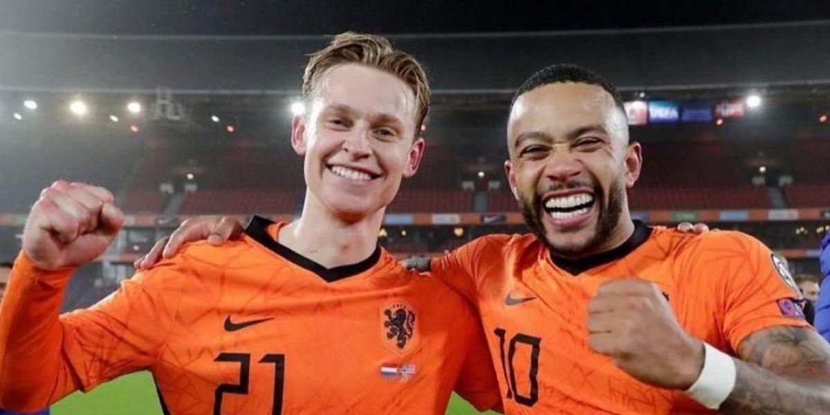 De Jong y Memphis liderarán a Países Bajos en el Mundial
