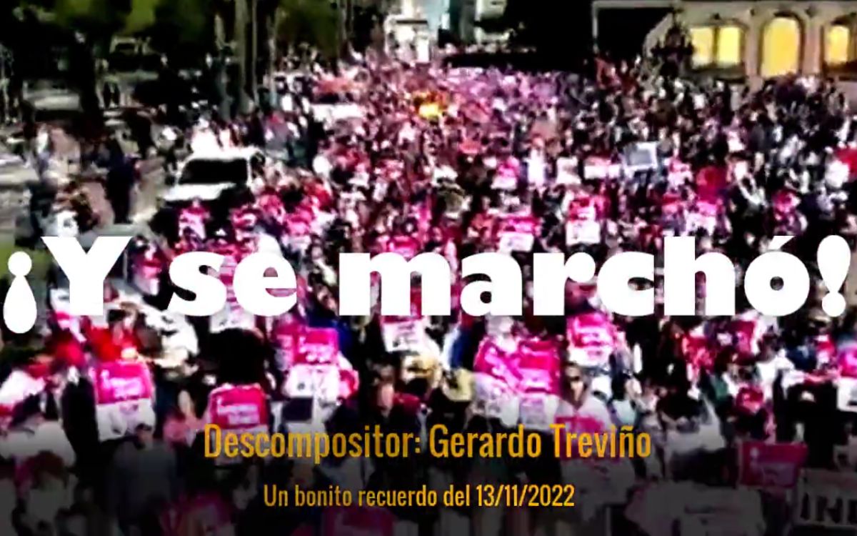Dedican canción parodia a AMLO por criticar marcha a favor del INE