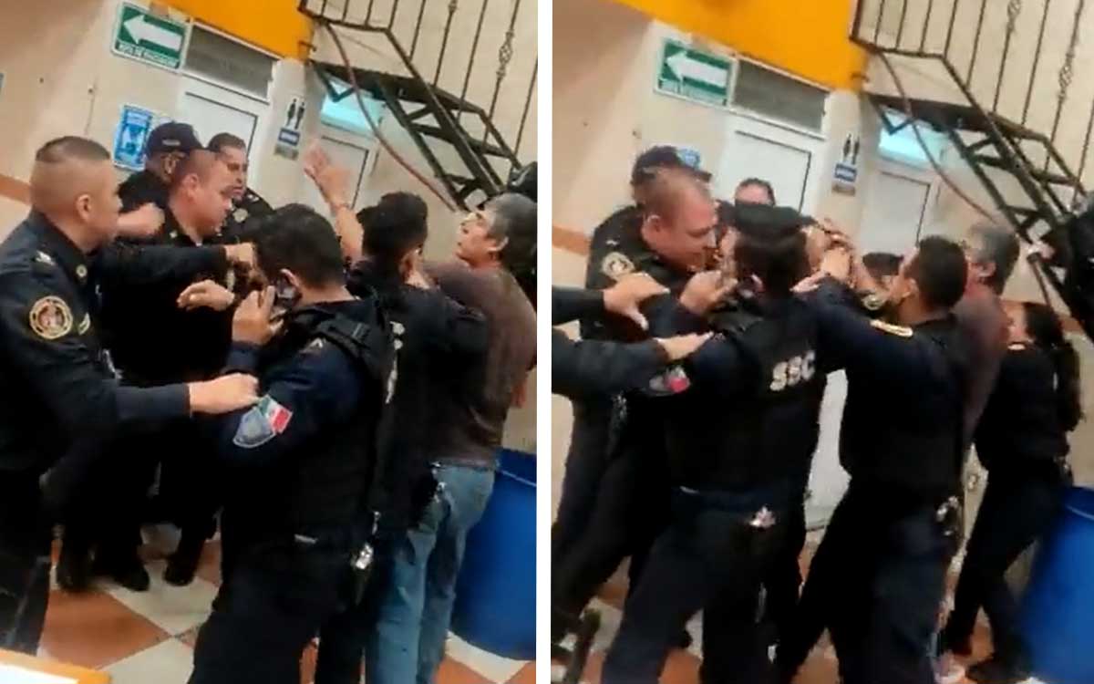 Denuncian agresión de policías a comensales en taquería de CDMX: ‘¡Dejen al señor!’ | Video