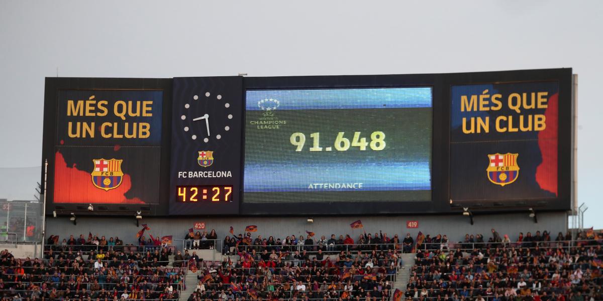 El Camp Nou reabre hoy sus puertas como estadio con más público del mundo
