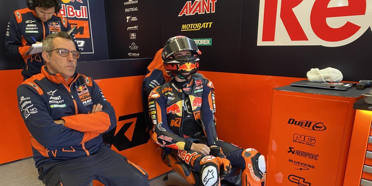 El debut de Acosta con una KTM de MotoGP deberá esperar