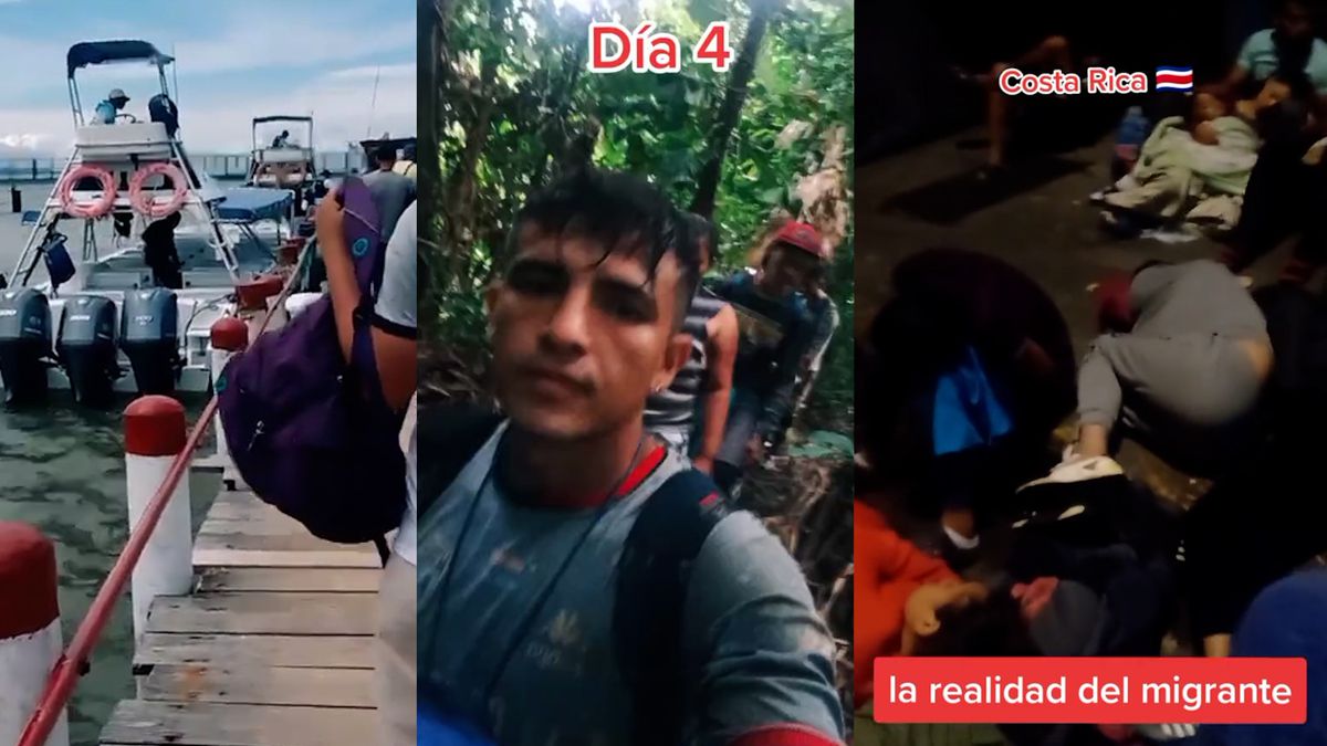 El migrante venezolano que documentó su travesía en TikTok