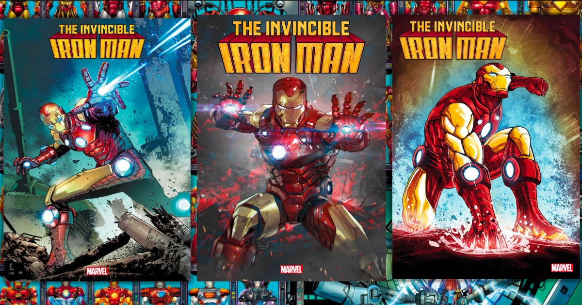 El relanzamiento de Marvel’s Invincible Iron Man revela portadas variantes