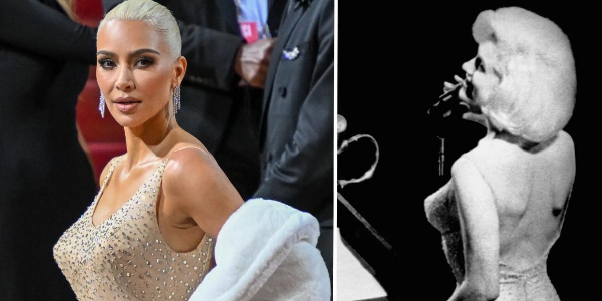 El secreto de Kim Kardashian con el vestido de Marilyn Monroe