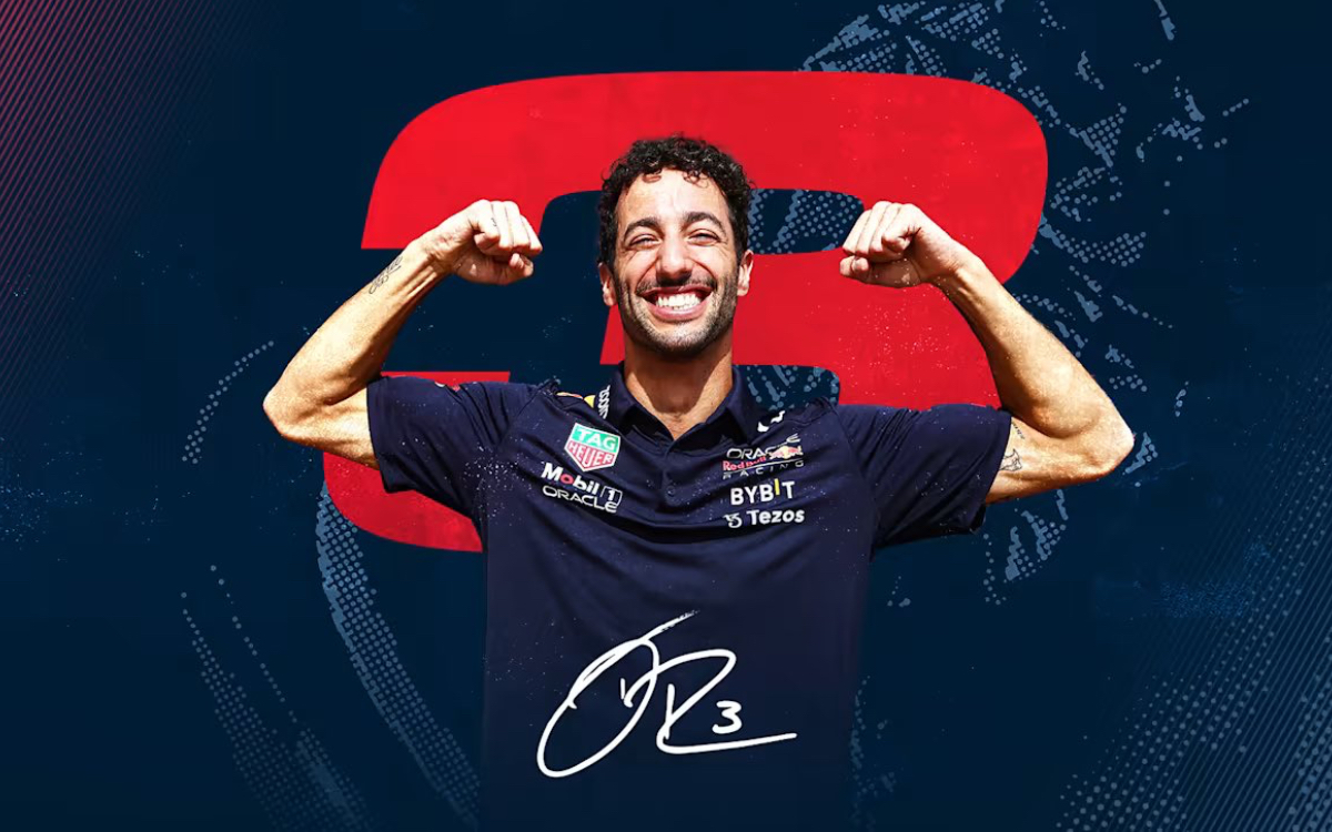 F1: ¡Presión para Checo! Red Bull confirma a Ricciardo como tercer piloto | Video