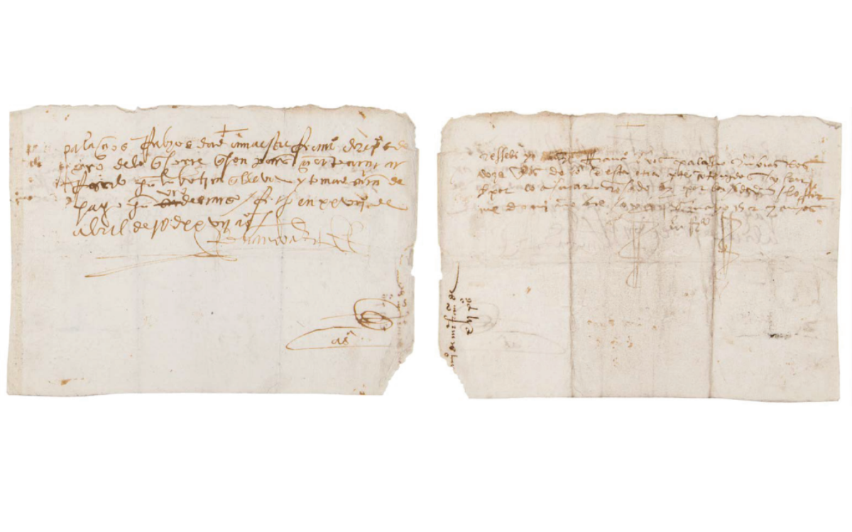 FBI recupera en subasta manuscrito de Hernán Cortés robado en México