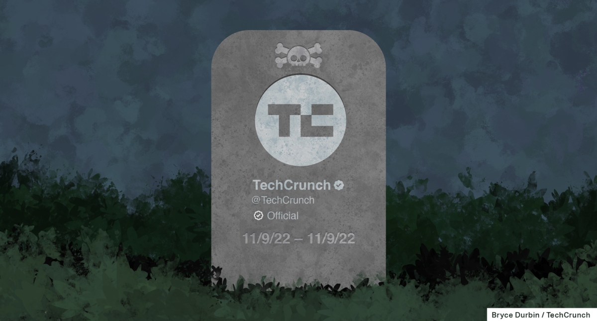 Insignia oficial de Twitter de RIP TechCrunch (11/9/22-11/9/22)