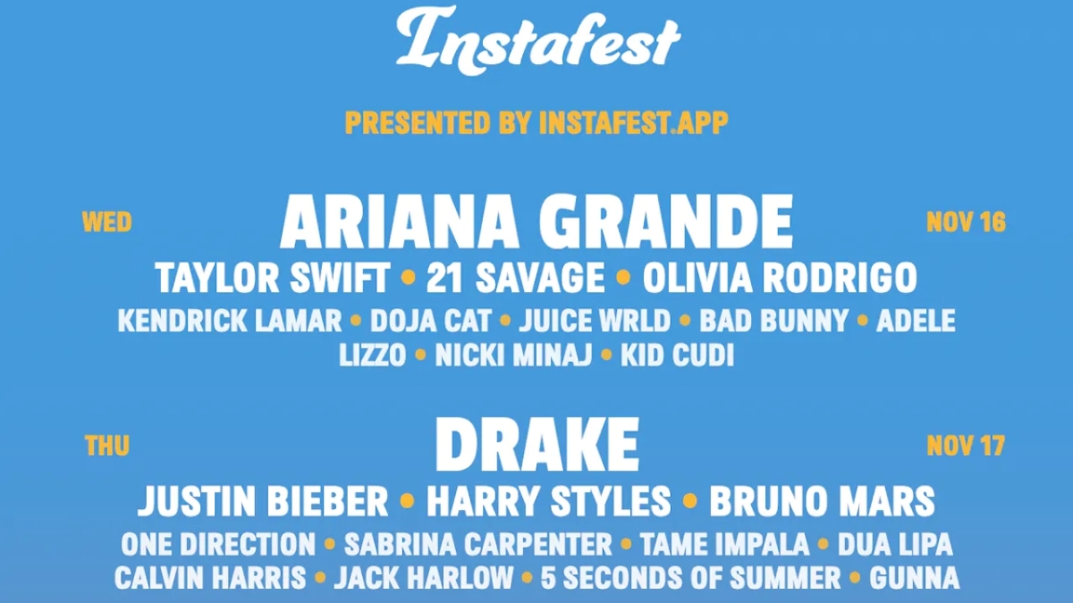 La aplicación Instafest te permite crear tu propia lista de festivales desde Spotify