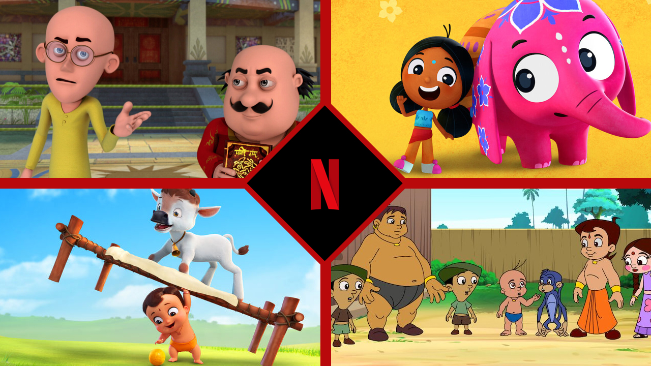 Las mayores franquicias indias de niños animados en Netflix