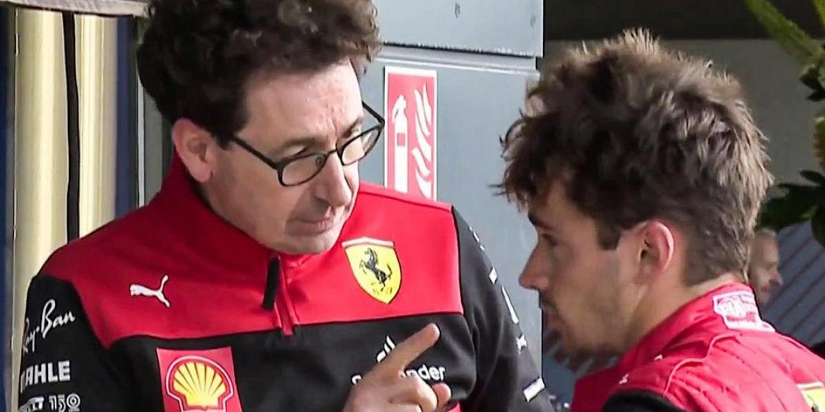Leclerc, sobre Binotto: "Hubo momentos que nos pusieron a prueba"