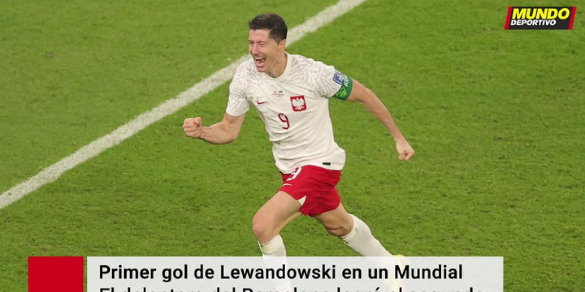 Lewandowski ya marca en un Mundial, asiste y Polonia vence a Arabia Saudí