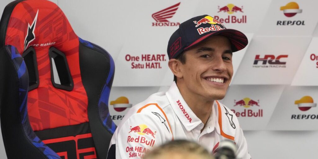 Marc Márquez inicio el curso 2023 con nuevo telemétrico