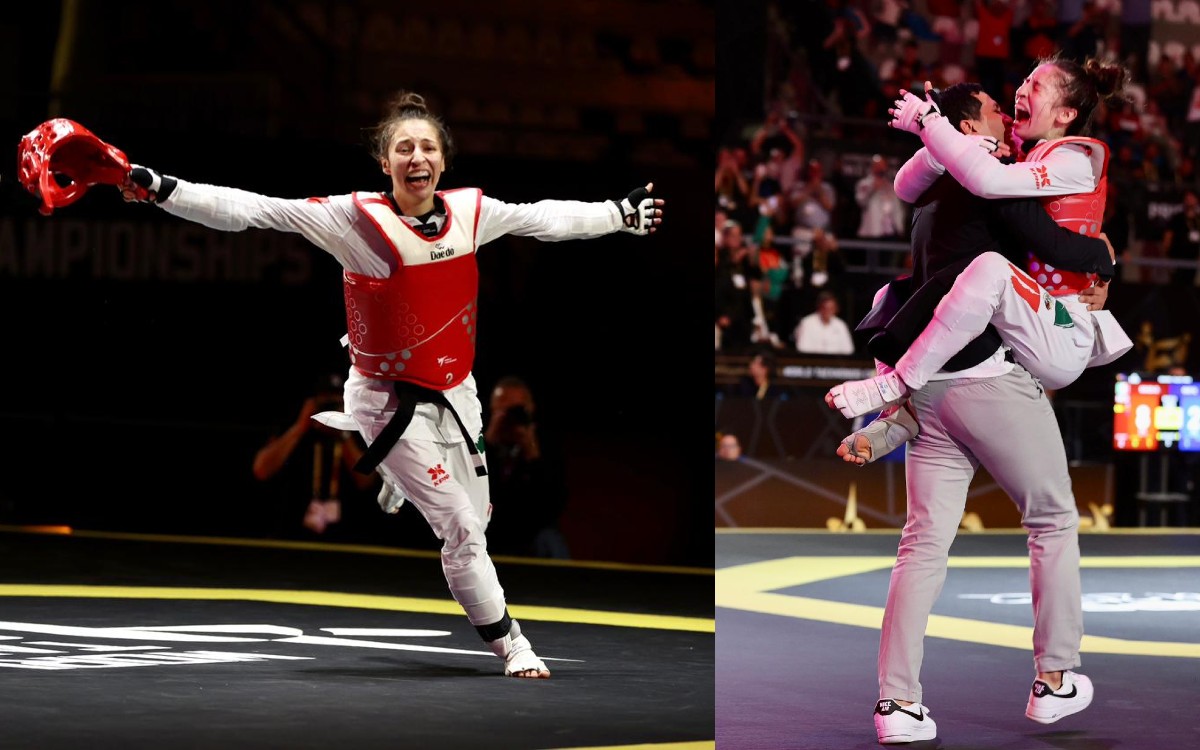 Mexicana Daniela Souza es campeona mundial de Taekwondo | Videos