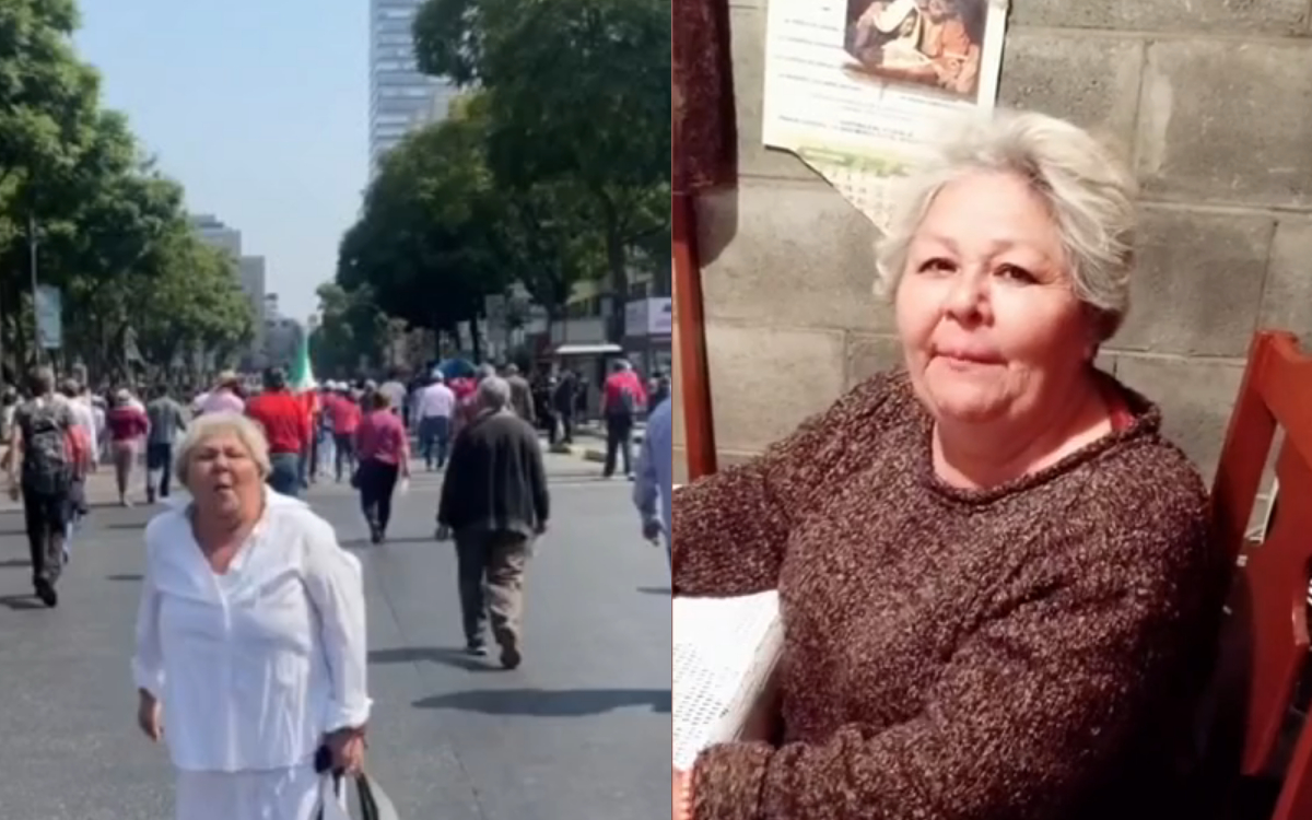 Mujer que insultó a AMLO se disculpa... pero no con el presidente | Video