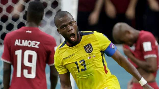 Mundial 2022: Qatar 0-2 Ecuador: Doblete de Enner Valencia da triunfo a sudamericanos