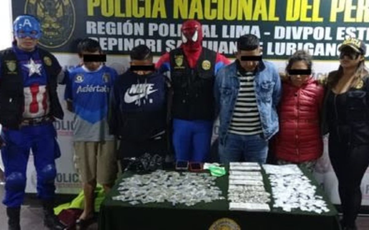 'Operación Marvel': Policías disfrazados de superhéroes capturan a banda criminal en Perú