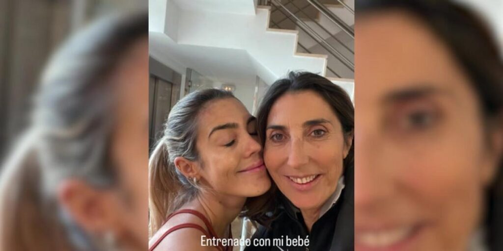 Paz Padilla hace un entrenamiento junto a su hija Anna