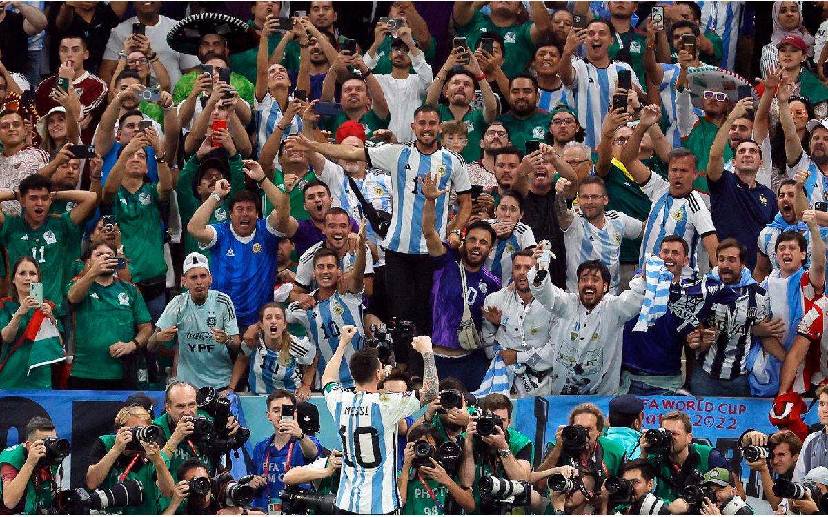Qatar 2022: Argentina contra México, partido con más asistencia desde la final del 94