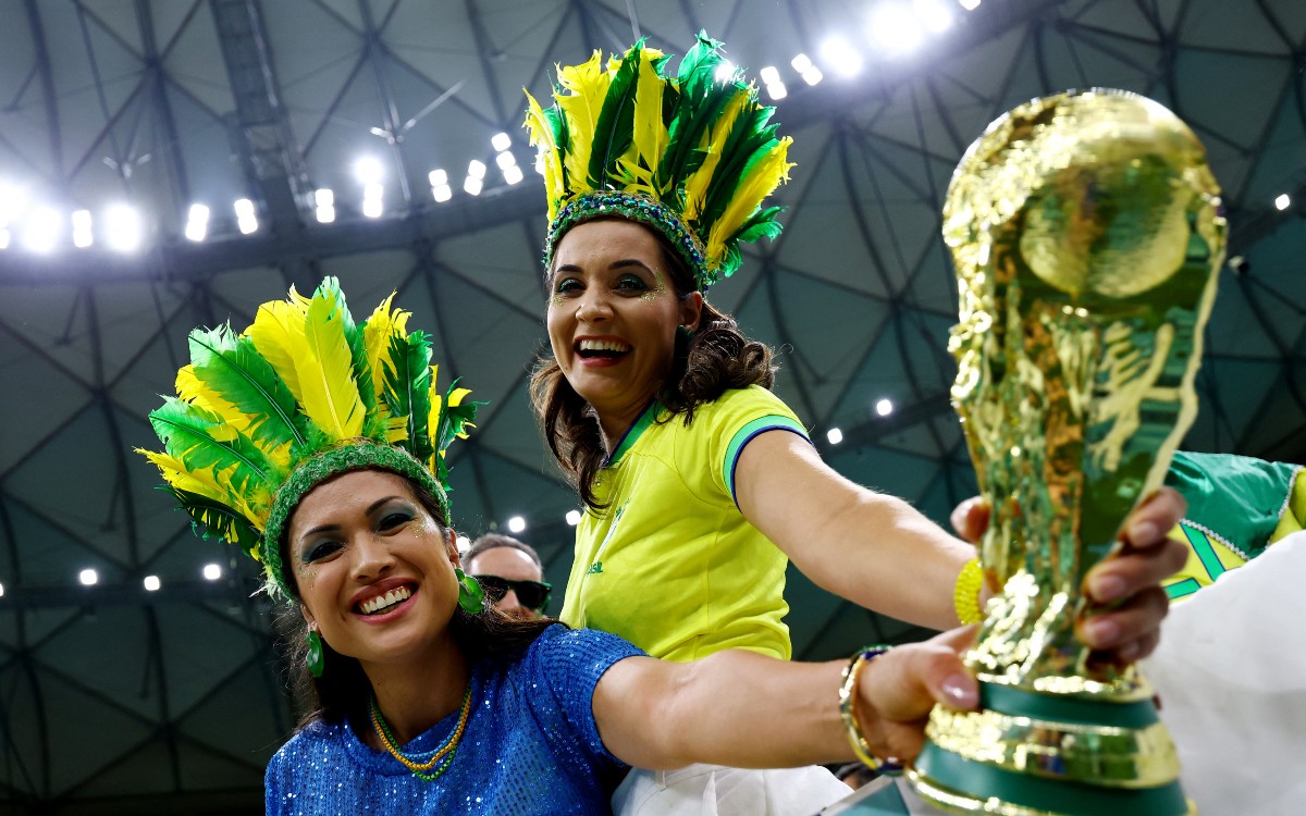 Qatar 2022: Arman brasileños el carnaval en el Lusail Stadium | Fotogalería