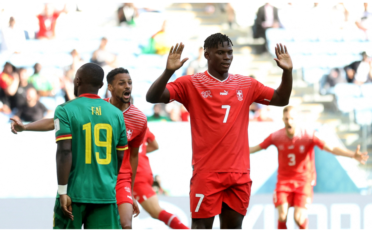 Qatar 2022: Breel Embolo da victoria a Suiza sobre su natal Camerún | Tuit
