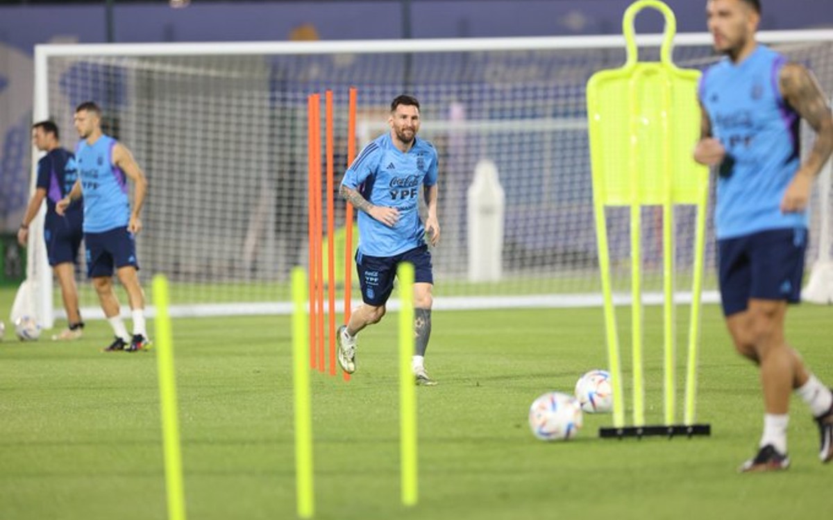 Qatar 2022: Entrena Lionel Messi entre algodones | Fotogalería