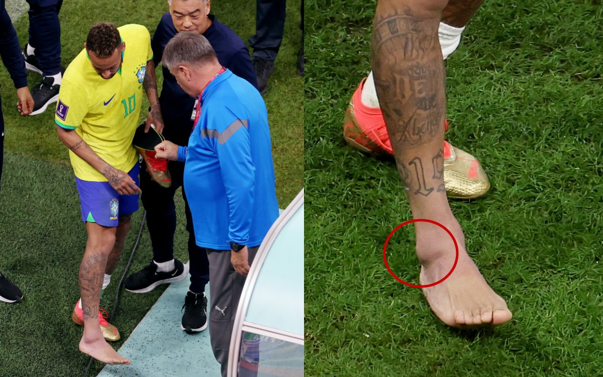 Qatar 2022: Neymar sufrió un esquince en el tobillo derecho