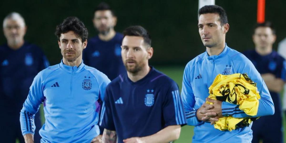 Scaloni: “Messi está bien en lo físico y en lo moral”