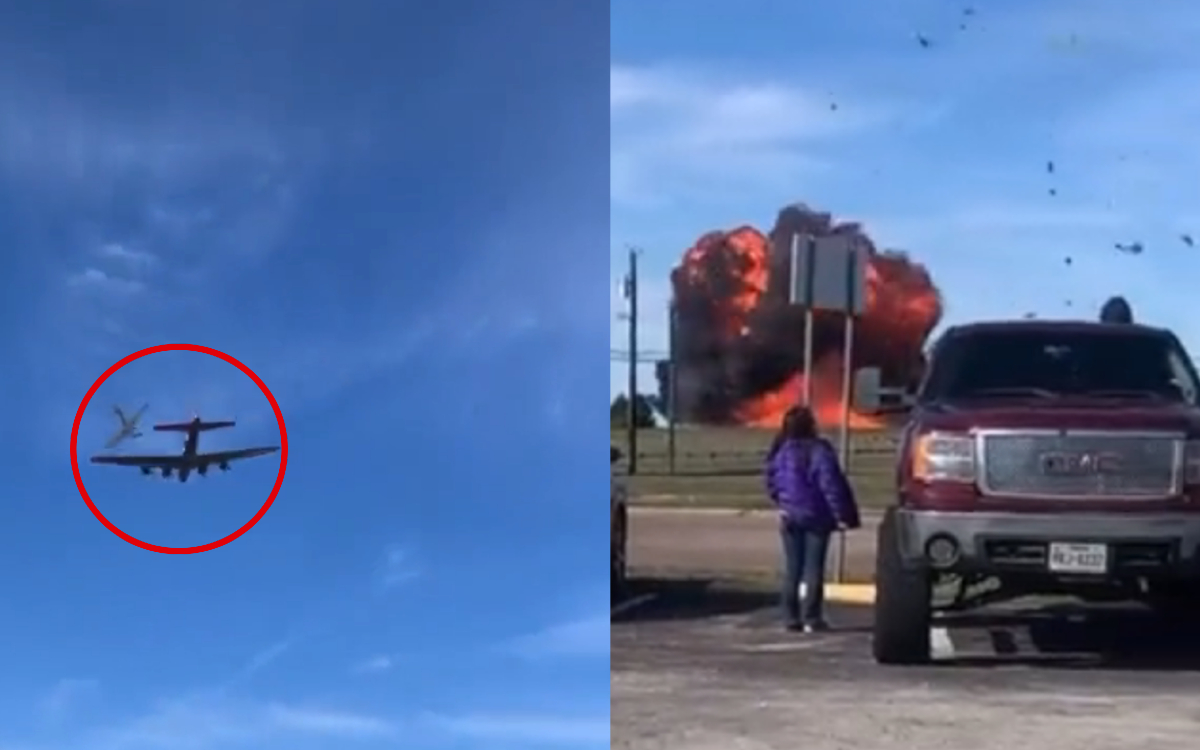 Se estrellan dos aviones durante en espectáculo aéreo en Estados Unidos | Video