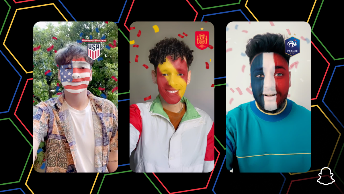 Snapchat se prepara para la Copa Mundial de la FIFA con nuevas experiencias AR, filtros y más