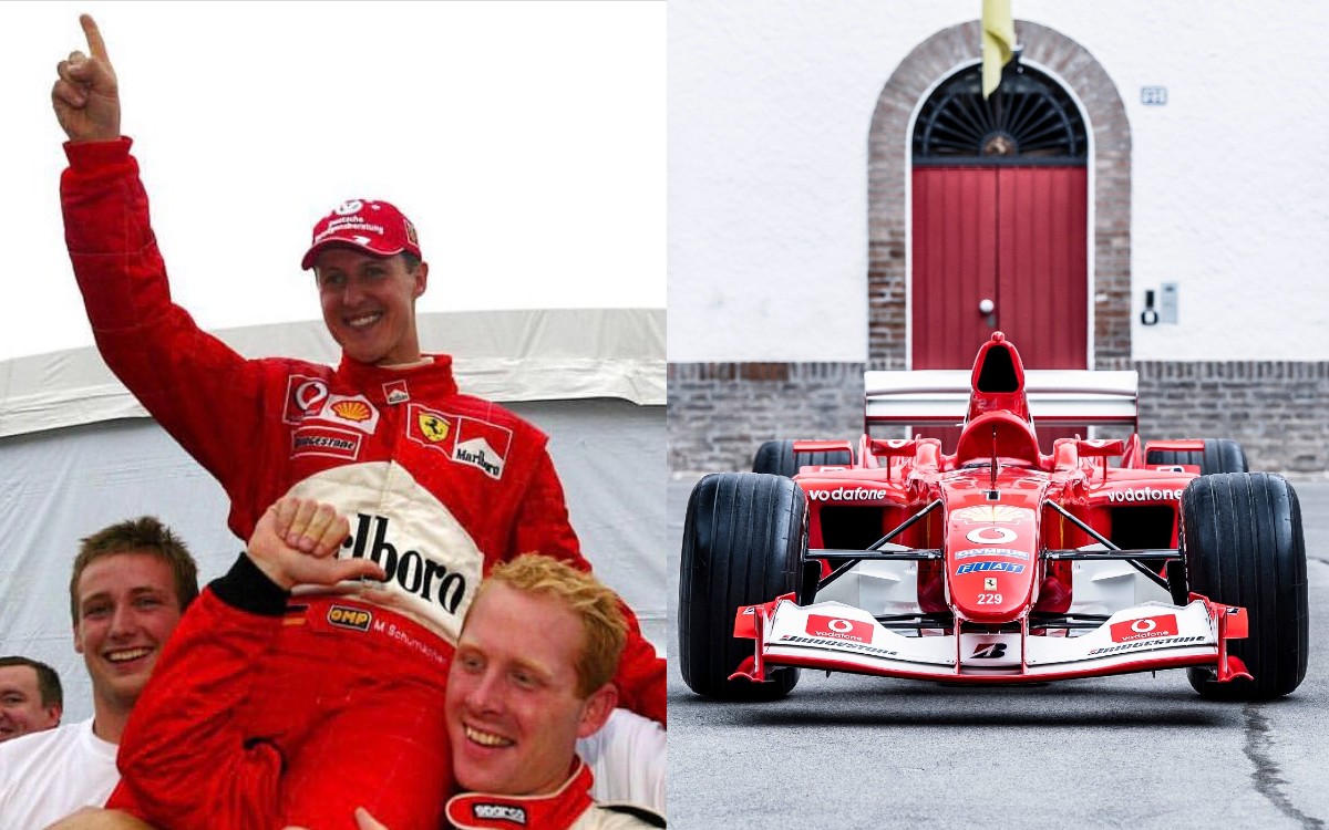 Subastarán el auto con el que Michael Schumacher ganó la F1 en 2003