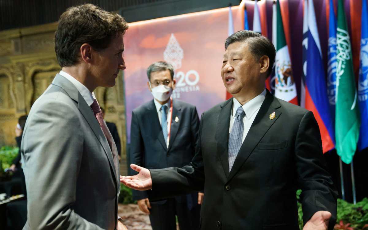 Xi Jinping reclama en público a Trudeau por filtrar información a los medios