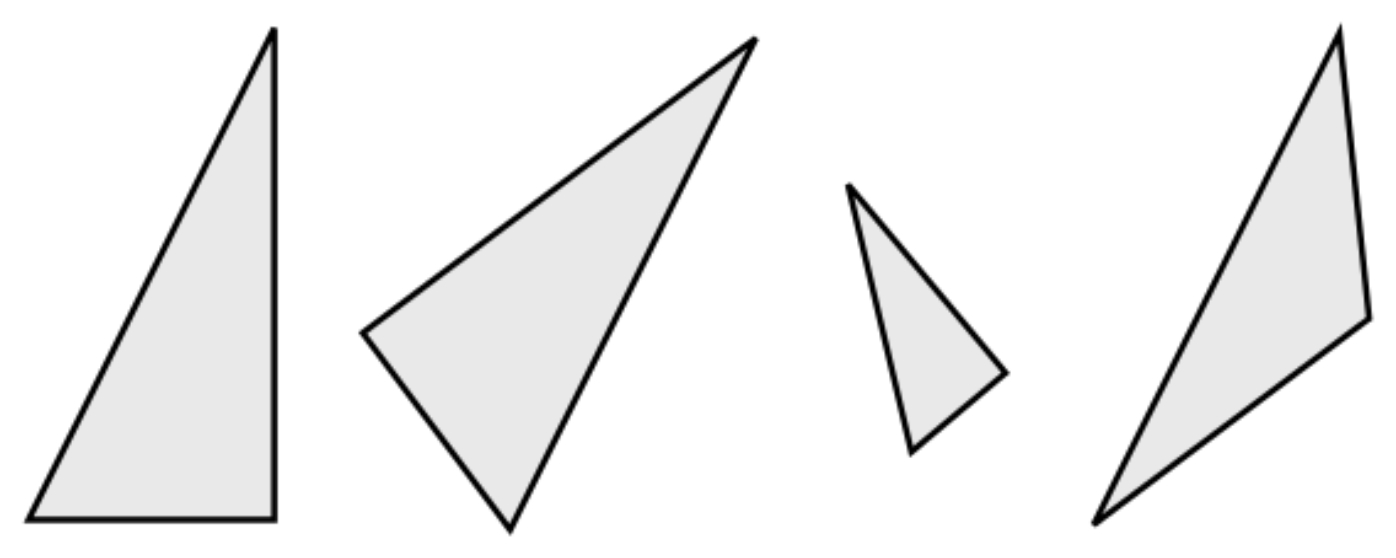 ¿Cómo se clasifican los triángulos de acuerdo a sus ángulos?