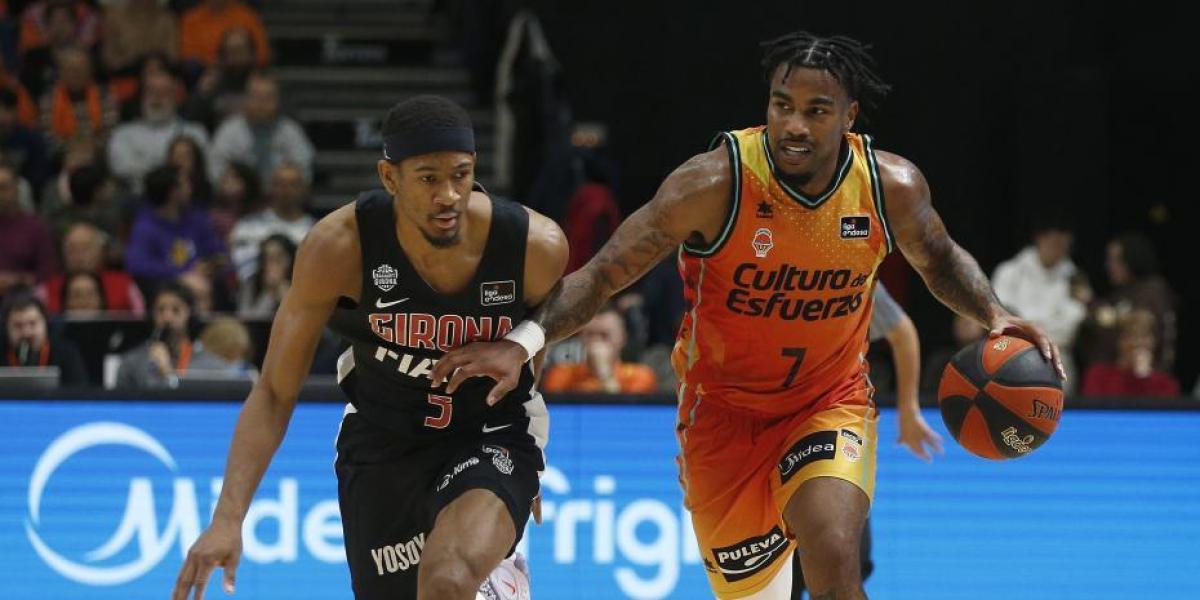 104-69: El Valencia Basket maneja la presión ante un flojo Bàsquet Girona