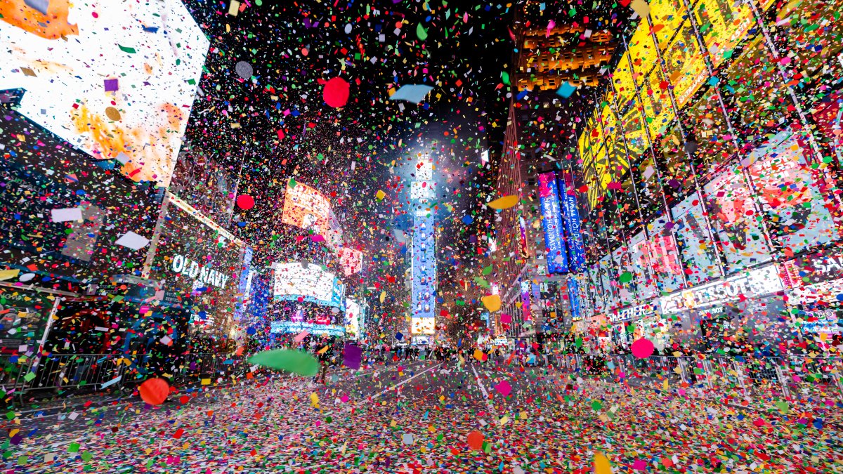 celebración de fin de año en Times Square