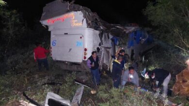 3 muertos y 36 heridos por accidente de autobús con simpatizantes de Morena en Oaxaca