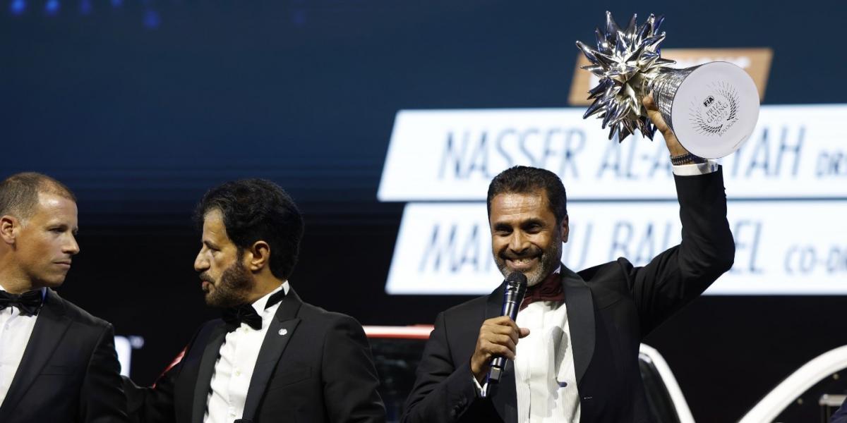 Al-Attiyah recoge su premio como primer campeón del mundo de raids FIA