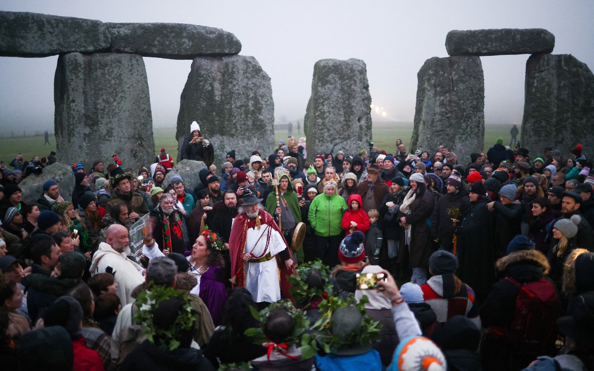 Así celebraron el solsticio de invierno en Stonehenge | Fotos