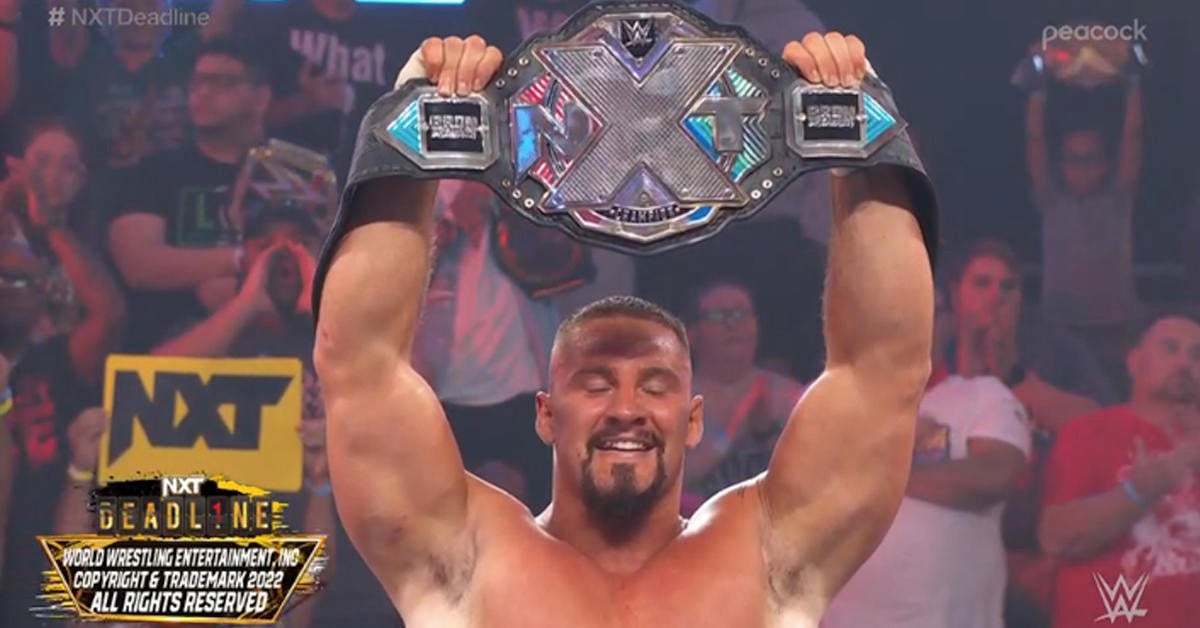 Bron Breakker de WWE retiene el campeonato NXT en la fecha límite