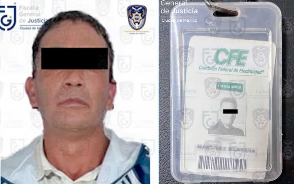 Cae violador serial en CDMX; decía ser trabajador de CFE para engañar a víctimas