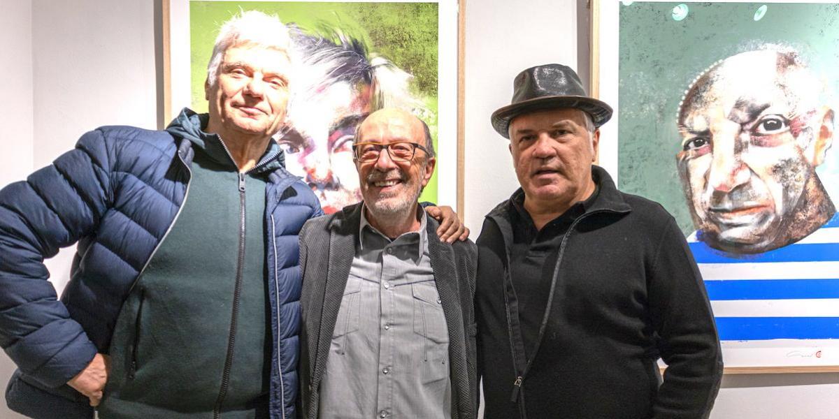 El arte de Carles Graell reúne a Tricicle y Bassat en la exposición 'Humanity'