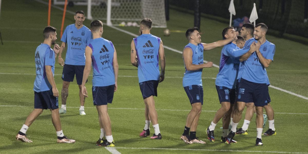 El entrenamiento de la Selección Argentina, en imágenes