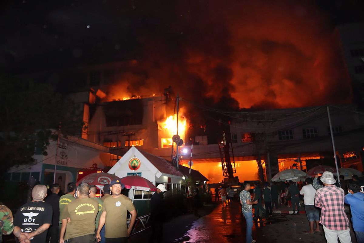El incendio de un casino en Camboya provoca al menos 25 muertos