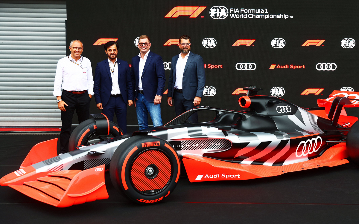 F1: Audi buscará estar "luchando por victorias" para 2028 | Tuit